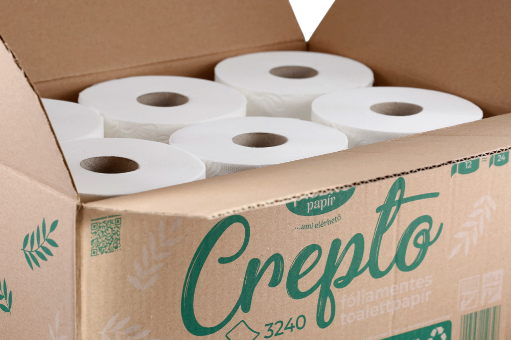 Papier toaletowy Crepto 3240 (12 rolek, 3-warstwowy) image 3