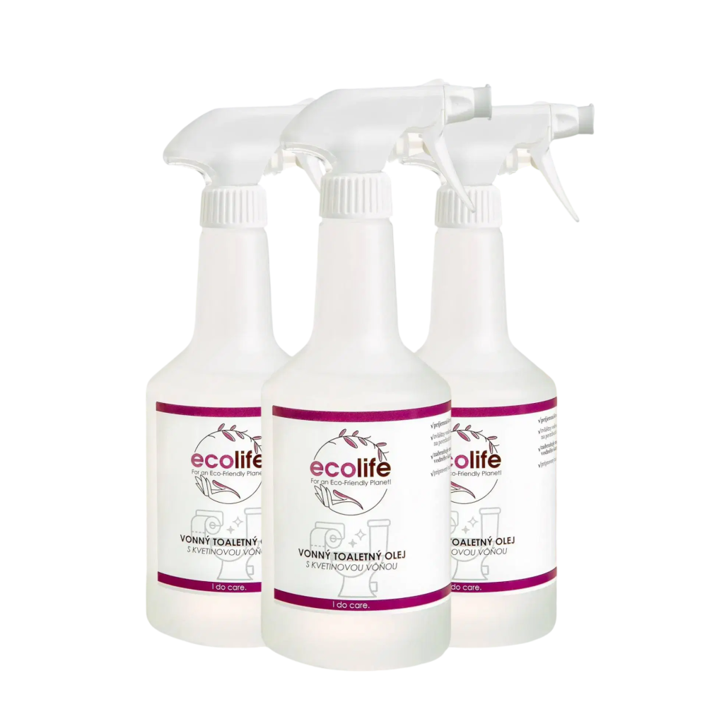 EcoLife TRIO SMART wybór – zapachowy olejek WC (3×0,75 l)