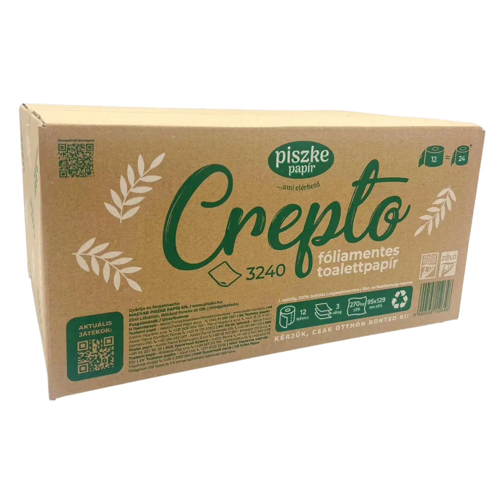 Papier toaletowy Crepto 3240 (12 rolek, 3-warstwowy) image 4