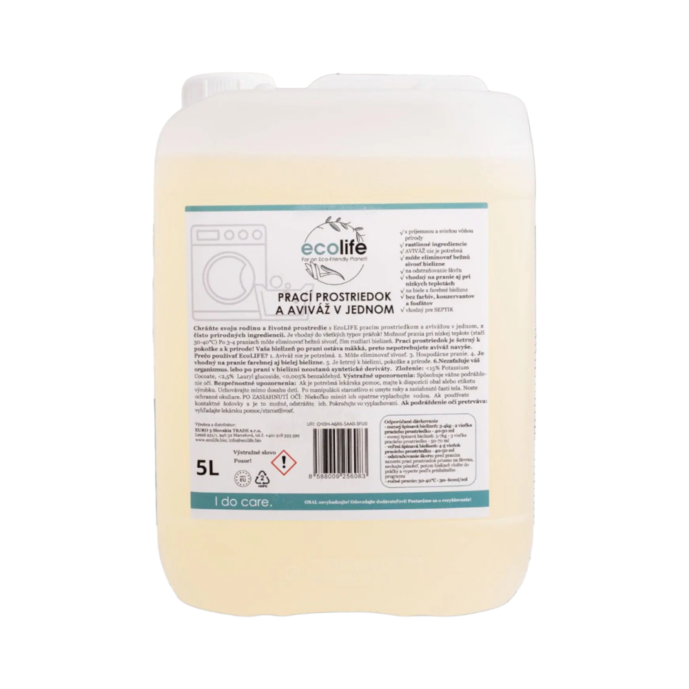 Płyn do prania z płynem do płukania 2 w 1 (5 l)